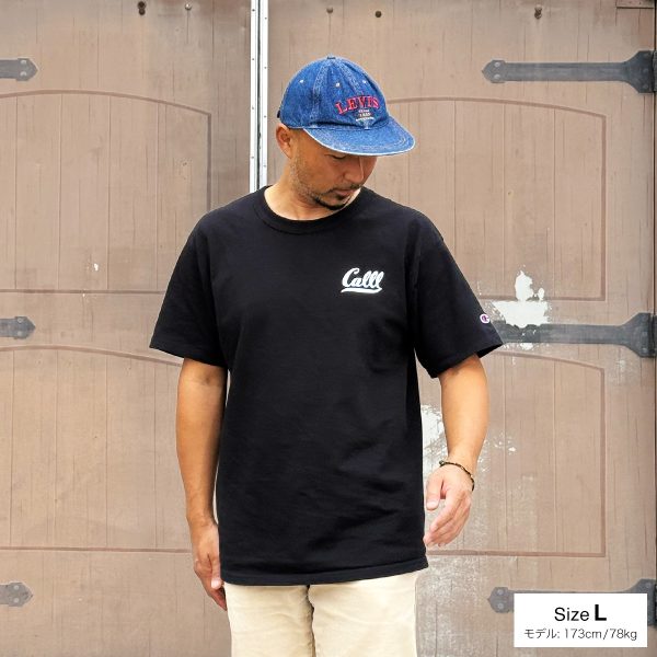 チャンピオンTシャツ7oz x California Living Life【ネイビー】 - 画像 (2)