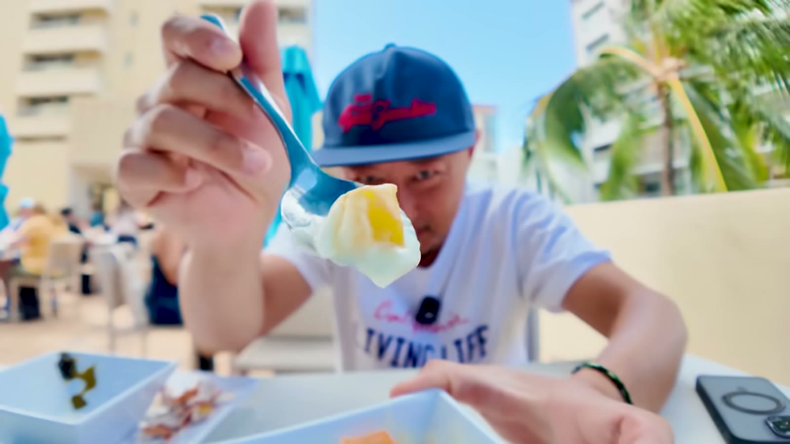 スクランブルエッグに醤油をひとたらし
