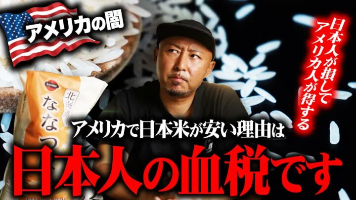 日本米はなぜアメリカの方が安いのか?日本人の税金が作る価格逆転現象
