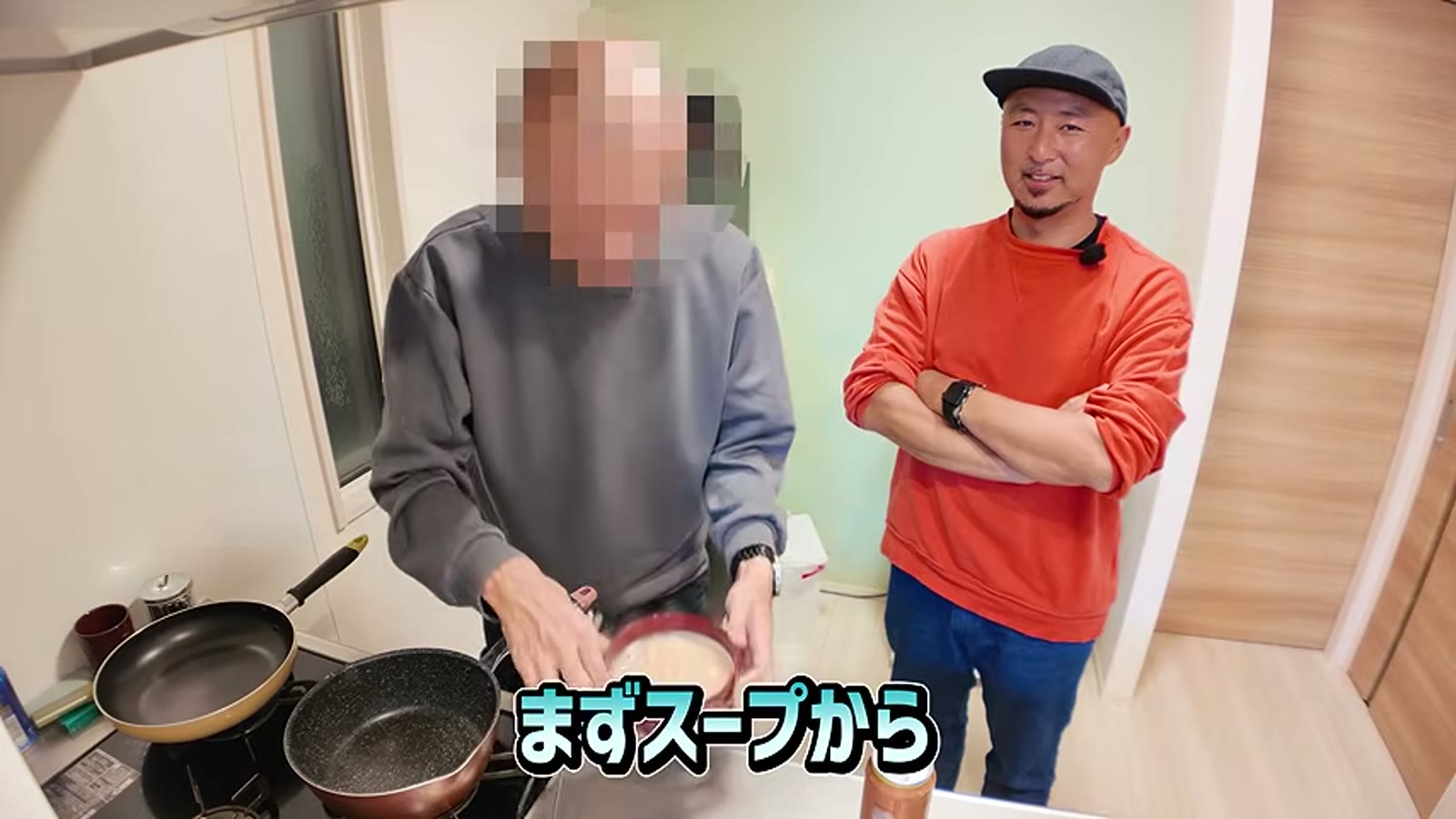 スープを一口、想像を超える表情に
