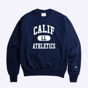 【ネイビーボディx白プリント】チャンピオン リバースウィーブ x California Living Life