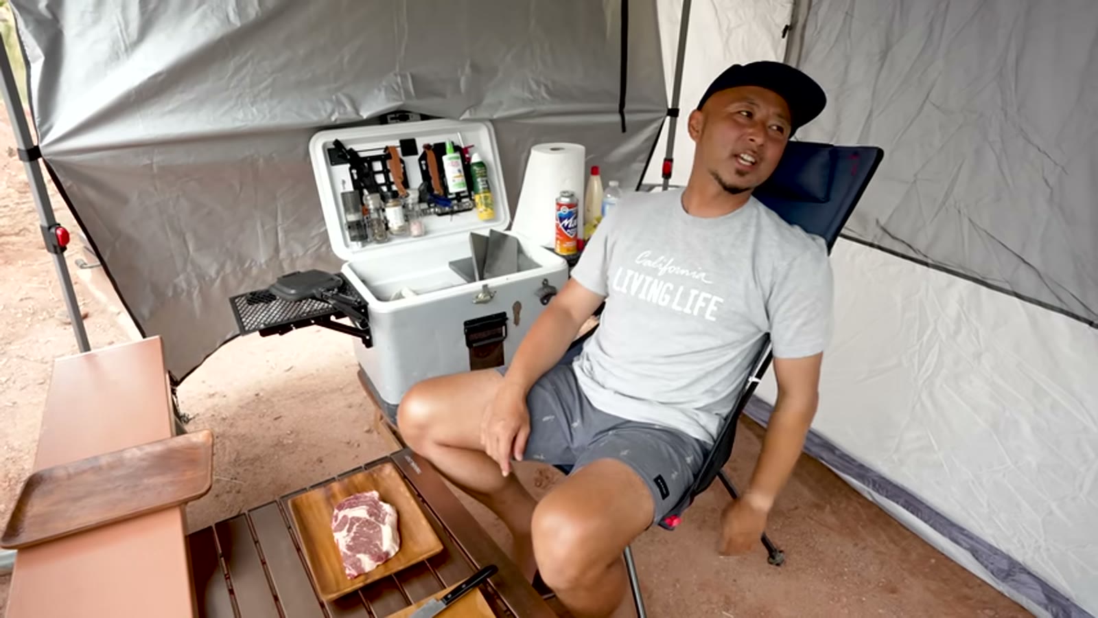 流れが強く、途中で引き返す場面